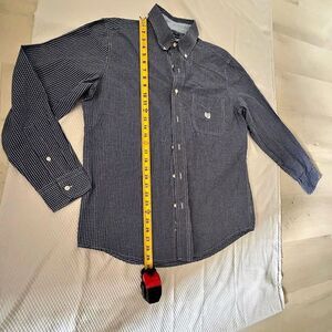 Chaps Men's Checkered Cotton Blend Shirt Size Medium